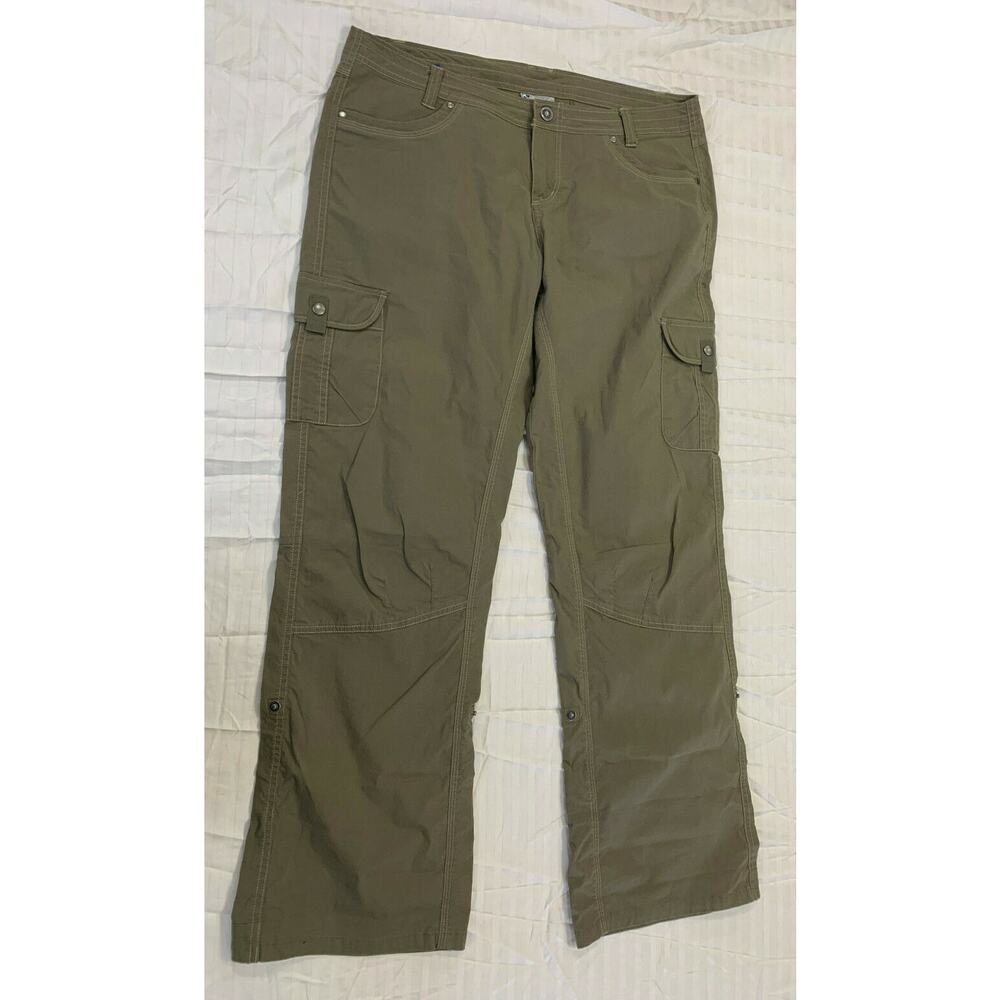 ❄️❄️❄️ KUHL VINTAGE PATINA DYE WOMENS CARGO PANTS SIZE 14 ❄️❄️❄️